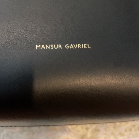 Mansur Gabriel Mini Drawstring Bucket Bag - Picture 6 of 7